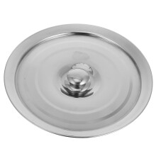 Round Pan Lid Replacement Pot Cover Stainless Steel Cooking 1Pcs