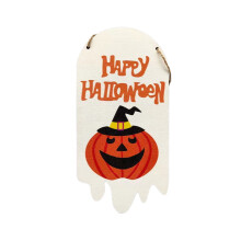 Décoration murale en bois pour Halloween – Couronne de crânes pour porte, décoration murale pour la maison/le jardin, fabrication artisanale