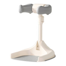 Adjustable Height Baby Shower Stand with Anti-Slip Base,Bath Shower Standing Support Baby Bath Stand,Portable Bath Helper Baby,Free Mother Hands