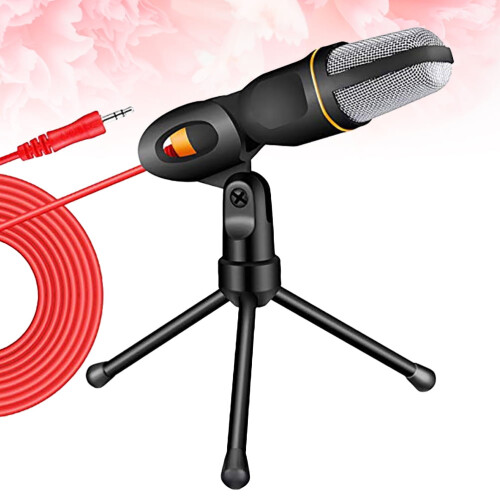 Microfoonstatief/microfoonstandaard voor pc, Voice Tube, zwart