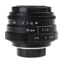 Micro Single Lens 35mm Manual Lens F1.6 Large Aperture Blurred Portrait C-Mount