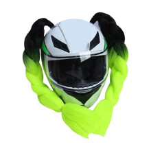 QenASHaing High Temperature Wire Helmet Braids, Reusable Decorative Accessory for Men and Women, Motorcycle Bike ATV Costume Cosplay Enhancement