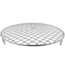 Rejilla de enfriamiento, rejilla redonda de acero inoxidable de 20 cm (7,87") con patas para barbacoa/cocción/asado/parrilla/cocción al