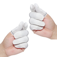 10PCs Breathable Finger Covers, Cotton with PVC Grips for Sweat Absorption, Packaging, Electronic Assembly
