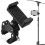 1Ensemble Support Smartphone Rotatif Noir En ABS Pour Pied Microphone 7