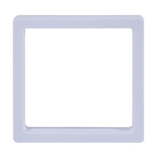 Transparent Jewelry Display Box with Clear Lid – Ring & Earring Organizer for Home/Retail, Compatible with Standard Displays