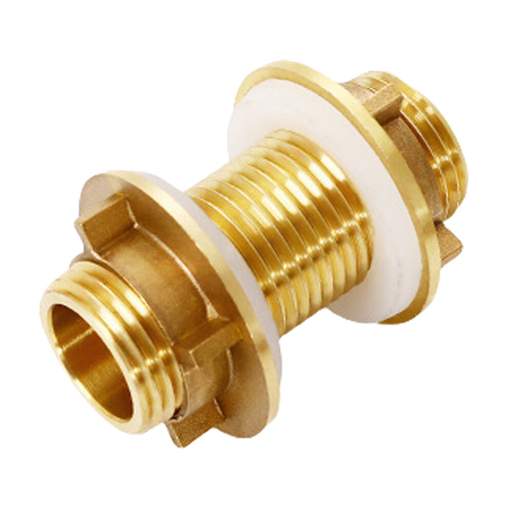 Reliabled Brass Bulkhead Connector Adapter For Efficient Water Systems Home Industrial Use Quick Repairs And Maintenance 9448990632282