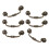 Χάλκινα συρτάρια 86 χιλιοστών, απόσταση οπών 2 τεμαχίων 1