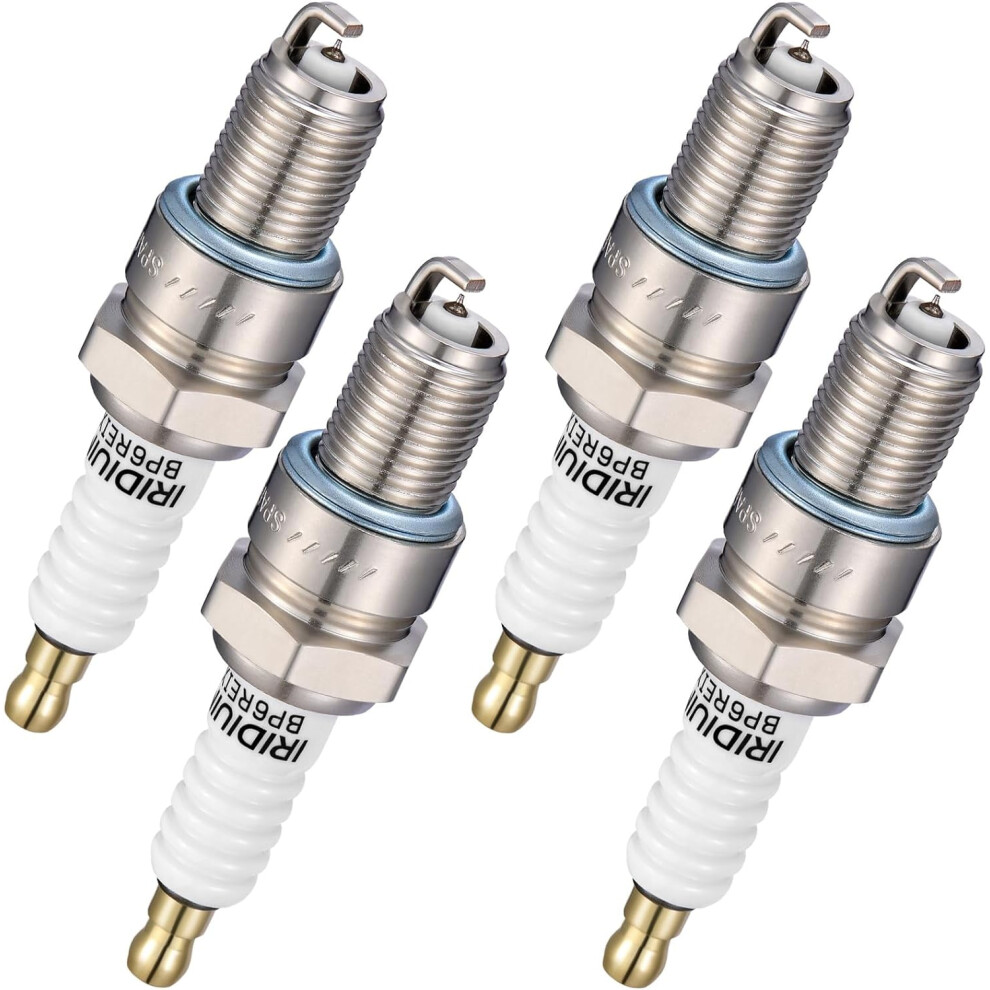 6578 Iridium Spark Plugs Compatible With Cherokee 300 Special Calais Suburban Dart 2.0L 3.2L 5.0L L4 L6 V8 Replacement For Bpr4es Set Of 4 9448990630530