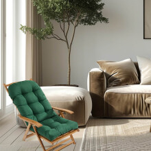 Vastag dönthető fotelpárna, összecsukható pihenőszék ergonomikus támasztékkal és tartós szövettel – modern fotel dekoráció