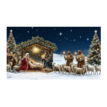 Banner navideño extragrande para puerta de garaje: decoración festiva para interiores y exteriores, material duradero, compatible con puertas de