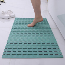 Tapis de douche antidérapant avec ventouses puissantes, tapis de sol de salle de bain en TPE, conception anti-chute et drainante, tapis de toilette