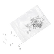 100 Pieces Hanging Pins 1cm Hanger Hooks for Ceramic Ornaments Porcelain DIY R shaped