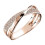 Love Friendship Ring Gold Silver Women's Ring 1