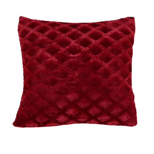 Sammetskudde 45x45 cm röd 1-pack