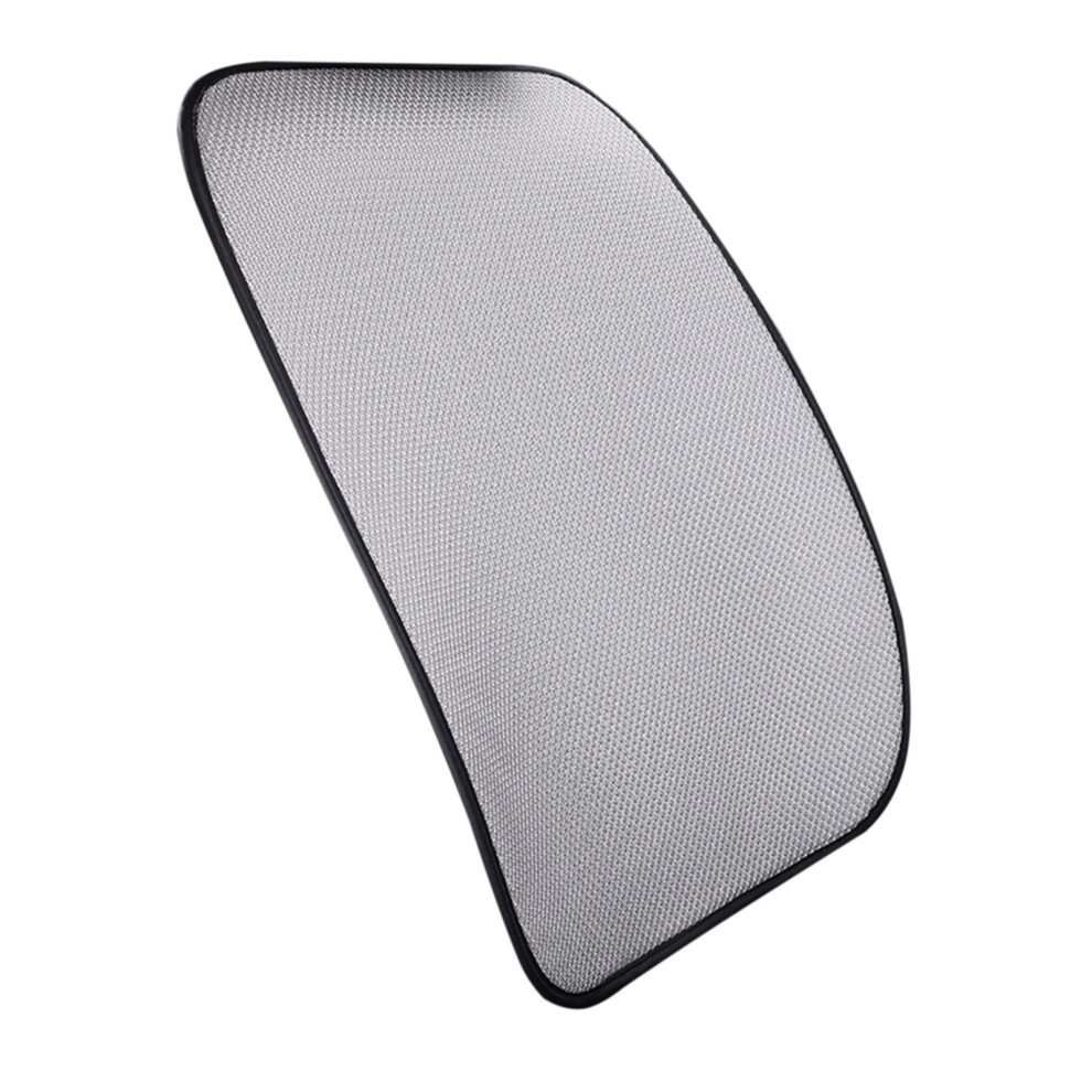 Ventilated Car Seat Cushion (Back Support) - All-Season Breathable & Cool Pad For Long Drives ( ) Gray 9450273004457