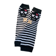 Arm Sleeves With Thumb Holes Striped Arm Warmer Arm Cover Arm Sleeves Punk Arm Sleeves Skull Arm Warmer