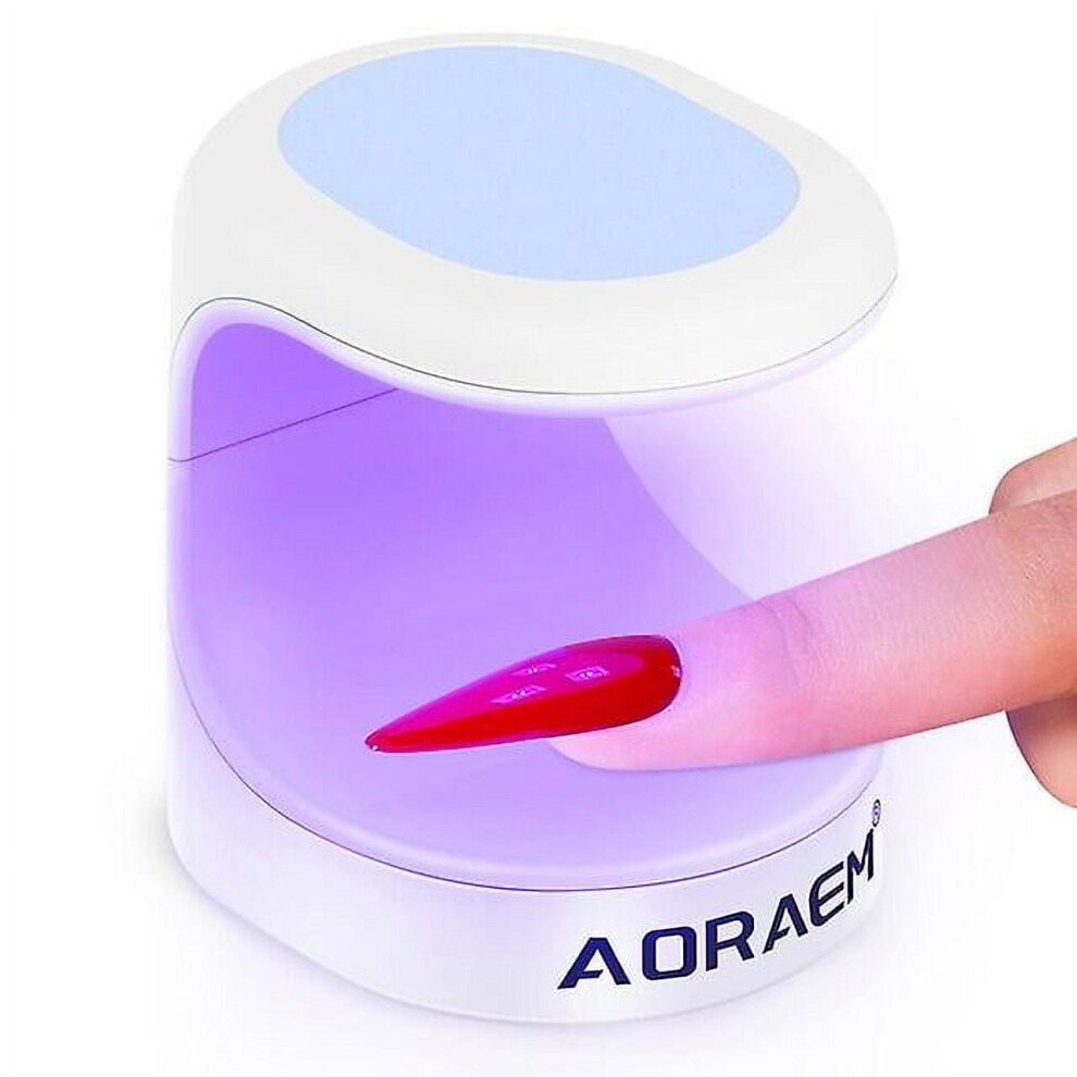 Mini LED nail dryer for single finger gel polish
