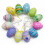 QenASHaing Easter Egg Decorative Gift, DIY Painted Simulated Plastic Eggs 1