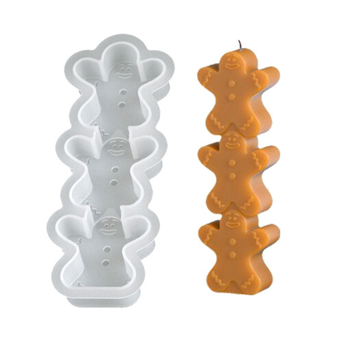 3er-Set Weihnachtsformen: Weihnachtsmann, Baum & Mann