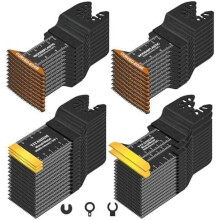 Oscillating Tool Multitool - 50 count Multi Tool Kits Oscillating for Metal Plastic, Oscillator for Multi Tool Fits Ryobi Fein Bosch