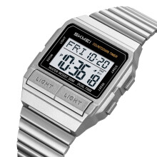 Sportief digitaal herenhorloge, comfortabel horloge voor fitness en dagelijkse activiteiten.