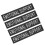 2 uds. parches reflectantes desmontables para chaleco perro negro 7