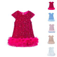 Vestido de princesa tutú con lentejuelas y tul para niñas de todas las edades.