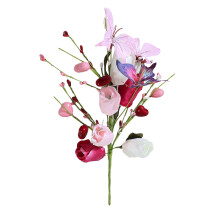 Kunstmatige tulpen als Valentijnsdagdecoratie met