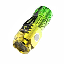 Lampe torche LED portable avec clip à bascule, rechargeable, résistante à l'eau, ultra-lumineuse – idéale pour les urgences, la marche et la