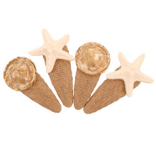 Fermagli per capelli a forma di conchiglia per donna – Set da spiaggia in resina da 4 pezzi