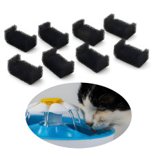 ACDANC 8 pieces Pet Water Fountain Filters,High-Density Foam and Multi-Layer Filtration Cat Fountain Filter,Safe & Effective
