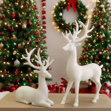 Figurine de renne, petite statue de cerf, décoration de table