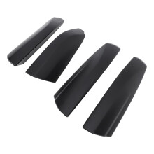 4 pièces de capuchons d'extrémité de rail pour porte-bagages de toit pour Toyota Highlander 2007-2013, noir