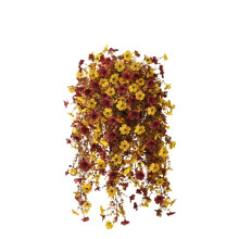 Panier de fleurs suspendu artificiel, décoration extérieure, 1 pièce