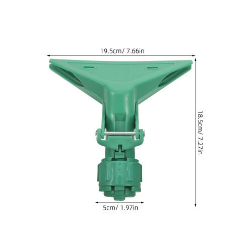 Durable Light Green Mop Rod Clamp Plastic Mop Head Fastener 1