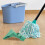 Durable Light Green Mop Rod Clamp Plastic Mop Head Fastener 5