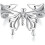 Butterfly 925 Sterling Silver Wedding Ring for Women 1