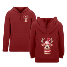 Youth Boys Printed Hoodie Pullover Sweatshirt – Zipper Eyelet Accent With Pocket Design, Casual Activewear Style, Outdoor Play And Daily Wear
