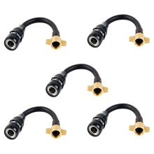 5x Vrachtwagen luchttank luchtinlaat connector verbindingspijp vrachtwagen luchtleiding stofblaaspijp voor vrachtwagen trailer luchttank, 5x