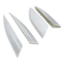 4 pièces de capuchon d'extrémité de rail de porte-bagages pour toit pour Toyota Highlander 2007-2013, argent