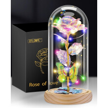 Les roses en verre sont des cadeaux d'anniversaire pour les femmes, les grands-mères, les épouses, les petites amies et les sœurs à l'occasion de