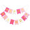 Guirlande d'anniversaire arc-en-ciel de 3 m 1
