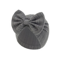 Gorro turbante de color liso para bebé, gorro con nudo para moño, gorro suave para bebé y niño pequeño.