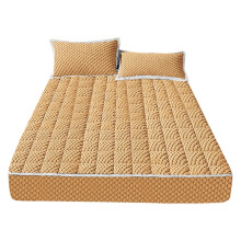 Drap-housse en velours épais et chaud pour l'hiver, doux et protecteur, 90 x 200 cm – Compatible avec les matelas standards