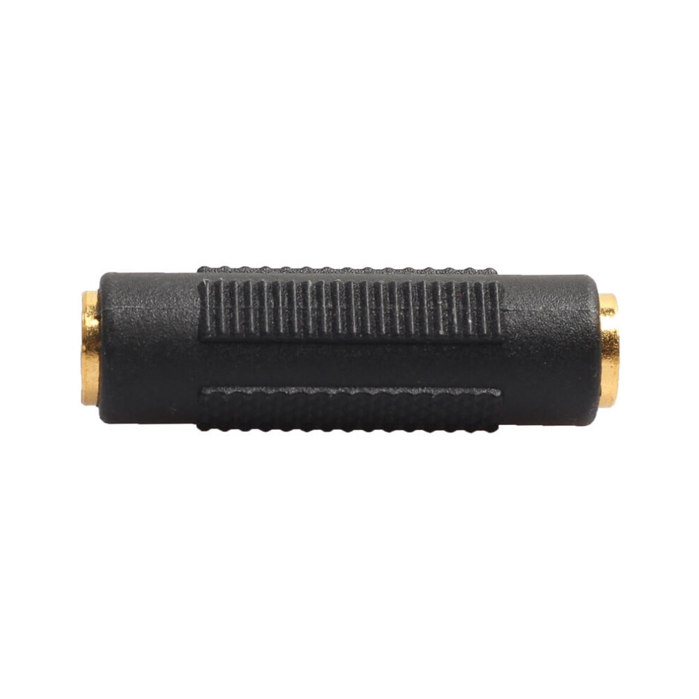 3.5Mm Stereo Audio Plated Female To Female Jack Coupler Headphone Adapter Gold 9402001241498