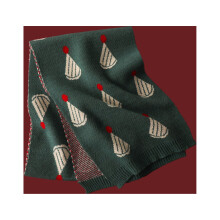 Christmas Theme Scarves, Winter Warm Scarf for Women and Men, Christmas Reindeer Snowflake Long knitted Scarfs Gifts Scarves