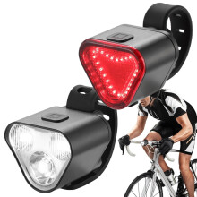 Dirt Bike Headlight Waterproof 500 Lumen Red Rear Light