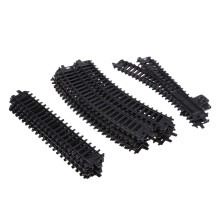 26Pcs 1/87 HO Plastic Model Train Straight+Switch Left+Oval for Kids Christmas