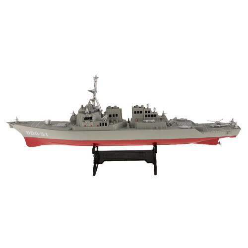 1:35 schaal plastic oorlogsschip USS Arleigh Burke decoratief bootmodel verzamelobject